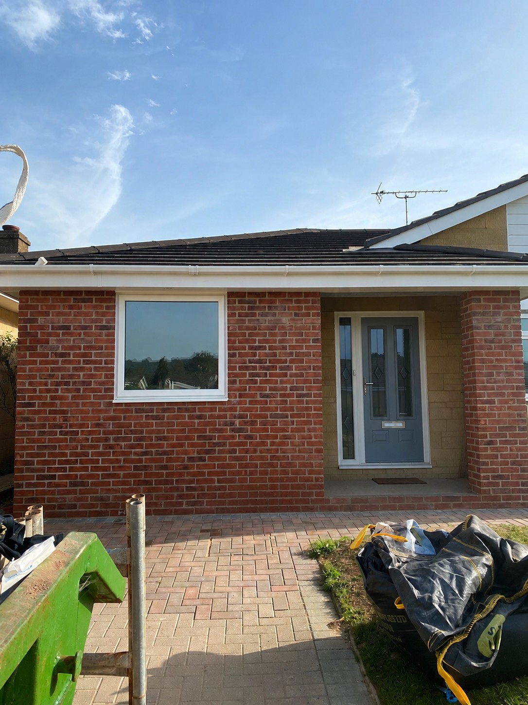 DMcA Builders facing brickwork project
