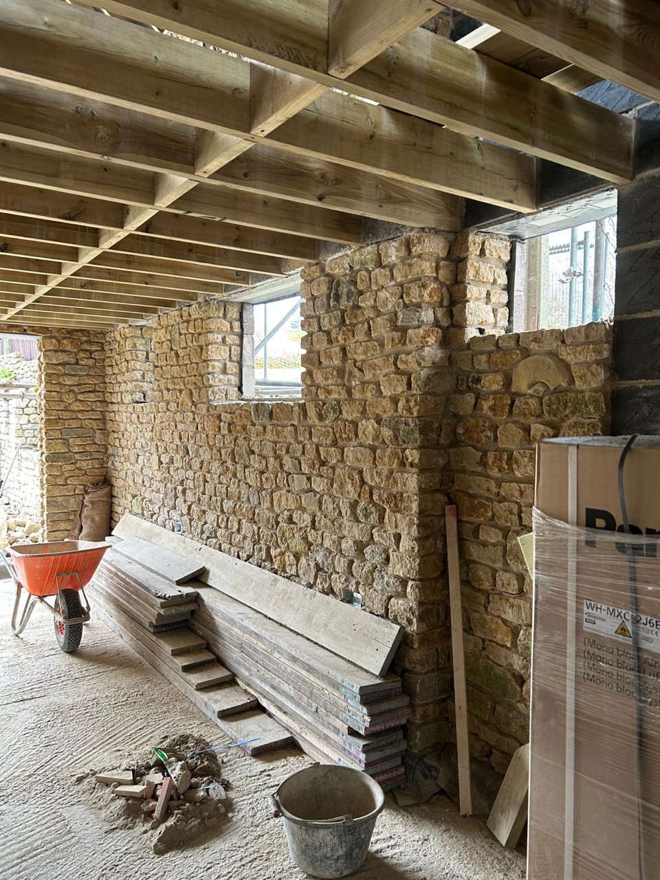 Extension brickwork and exterior