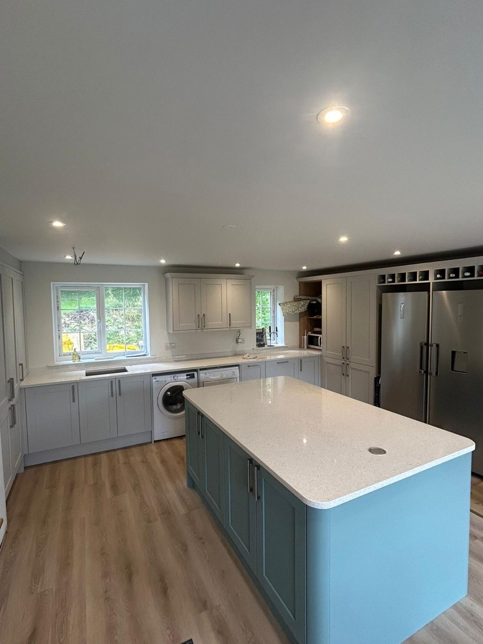 Completed house extension